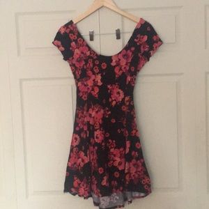 A-line Floral Dress